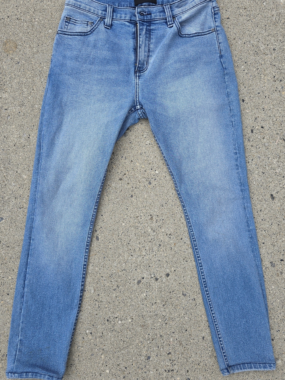 Rolla's Stinger Skinny Fit Light Blue Vintage Wash Denim Jeans 32x32